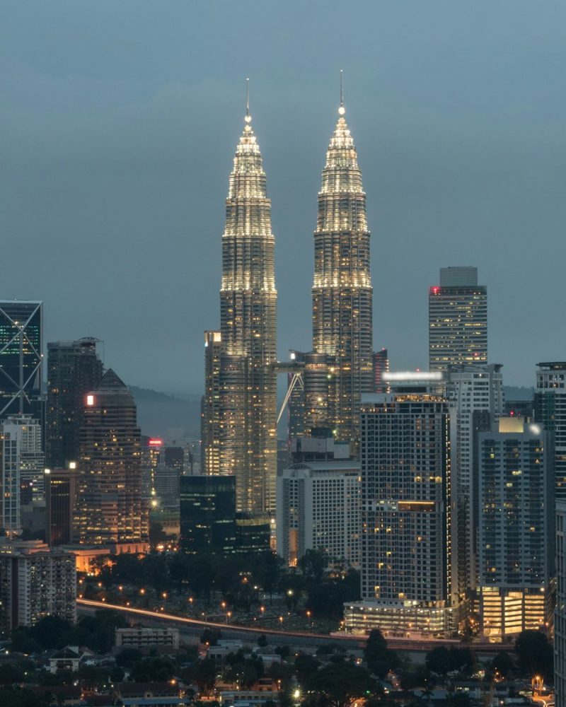 Evening in Kuala Lumpur, Malaysia